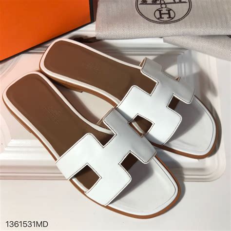 slippers dames hermes